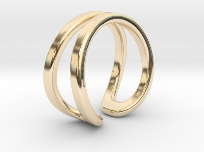 Double ring 3d printed