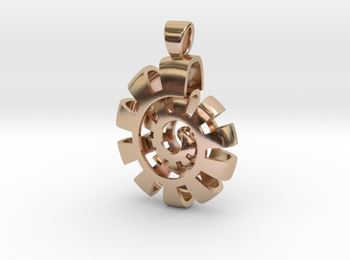 Metaloid fossil [pendant] 3d printed
