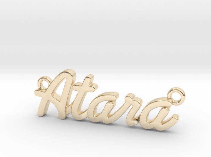 Name Pendant - Atara 3d printed