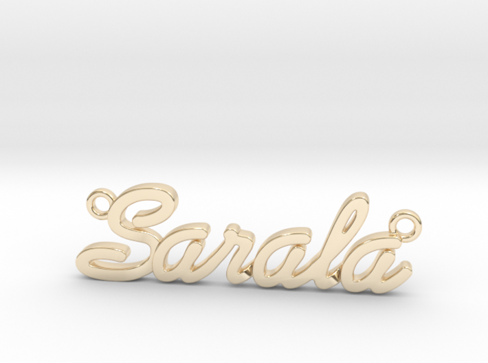 Name Pendant - Sarala 3d printed
