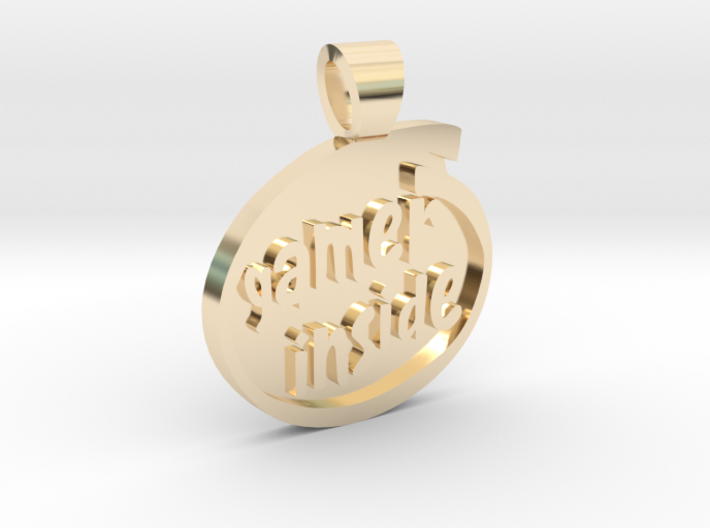 Gamer inside ! [pendant] 3d printed