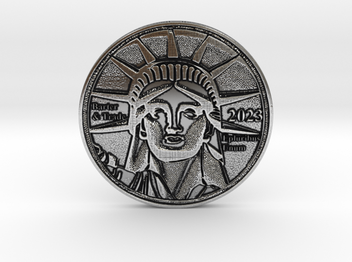 Liberty from Corrupt-O-Currency 2023 2.0 3d printed