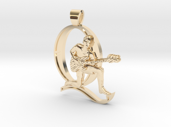 John Deacon, Bassist [pendant] 3d printed