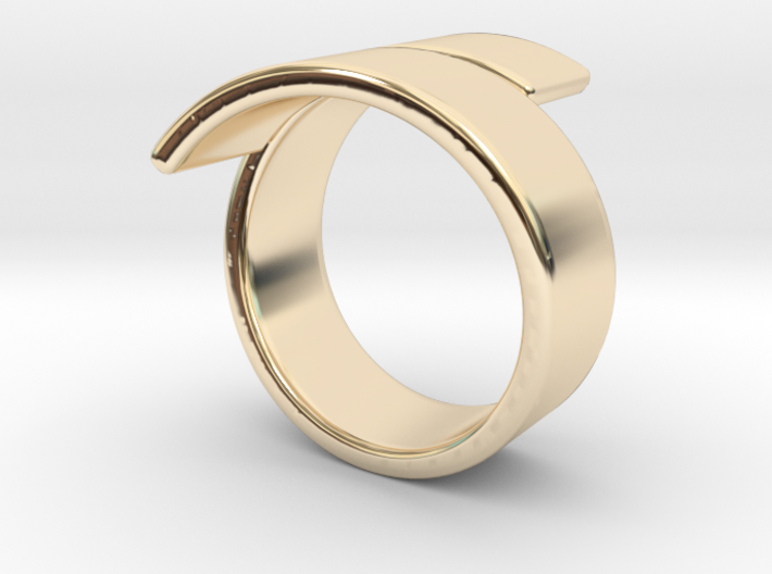 Band spiraled [sizable ring] 3d printed