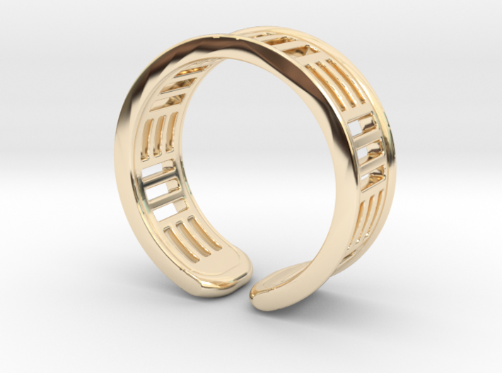 TripleBar ring 3d printed
