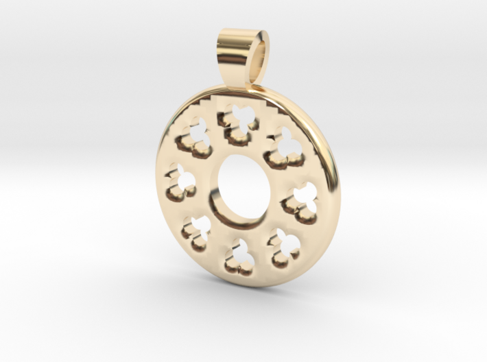 Rosette type 3 [pendant] 3d printed