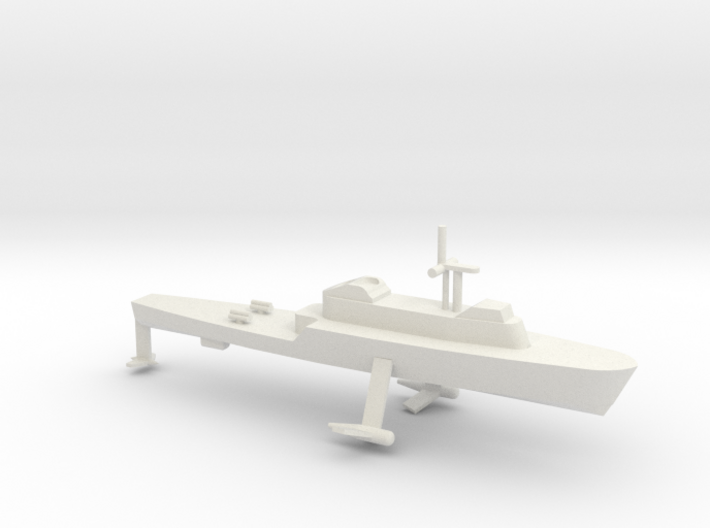 1/350 Scale USS Plainview AGEH-1 3d printed
