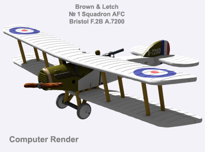 Bristol F.2B A.7200 (full color) 3d printed