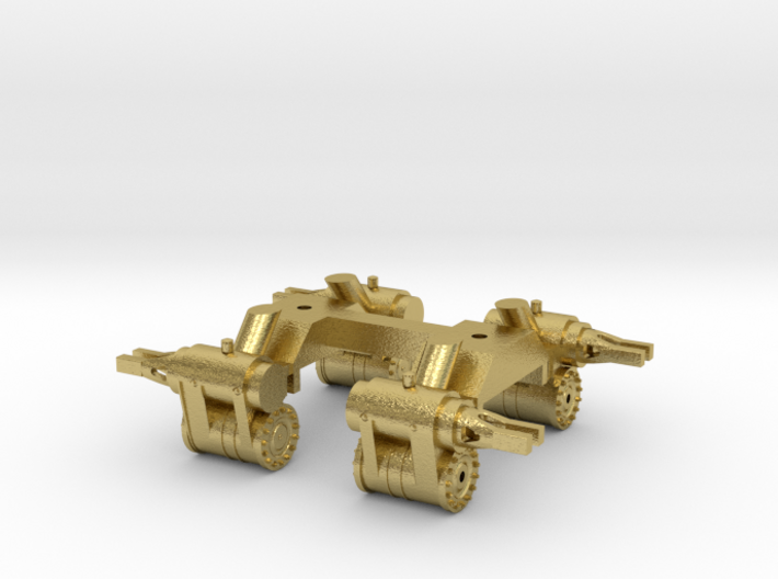 Brass K 27 455 cylinders - Post Crash 3d printed