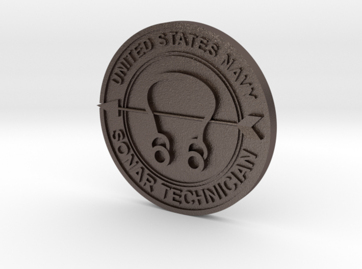 US Navy SONAR Tech logo 3d printed