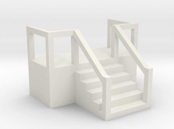 Mobile Home Stair #1 Z scale 3d printed