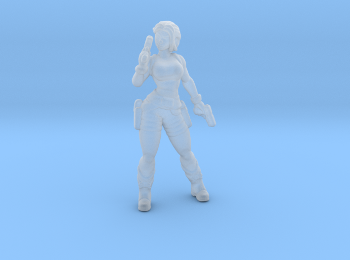 Lara Croft Tomb Raider heroine miniature model rpg 3d printed