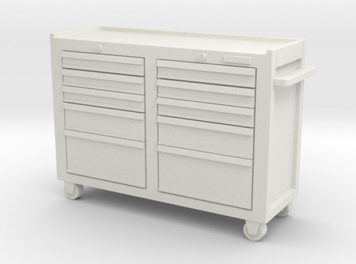 Rolling Tool Cabinet 01. 1:18 Scale 3d printed