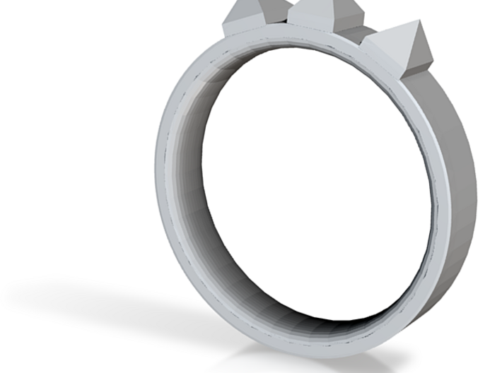 Edwardian Crown Ring - Sz. 5 3d printed