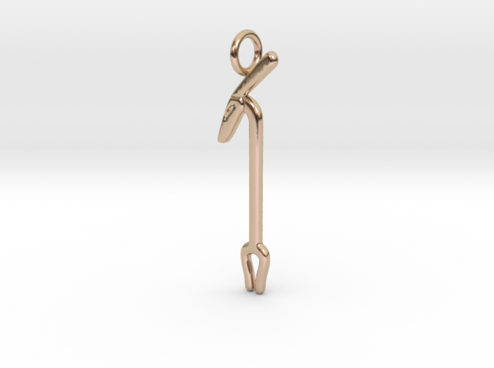 [New Version] Ancient Egyptian wAs-sceptre Amulet 3d printed