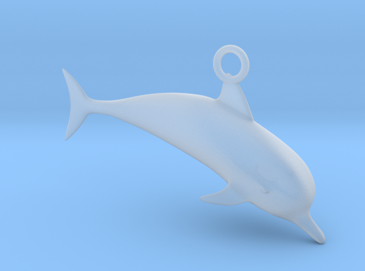 dolphin pendant 3d printed
