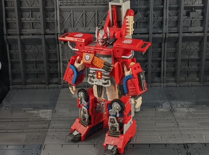 TF RID Prime Leg Joint Upgrade Set 3d printed Works with Super Robot Mode