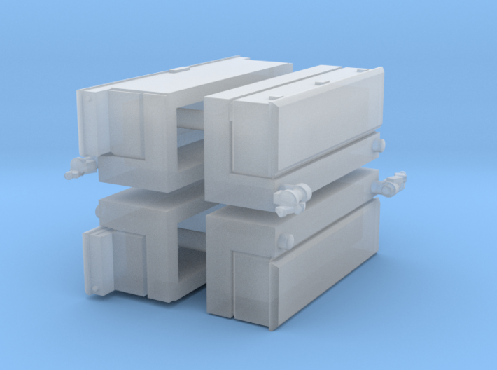 HO Transfer Tank Toolboxes 3d printed