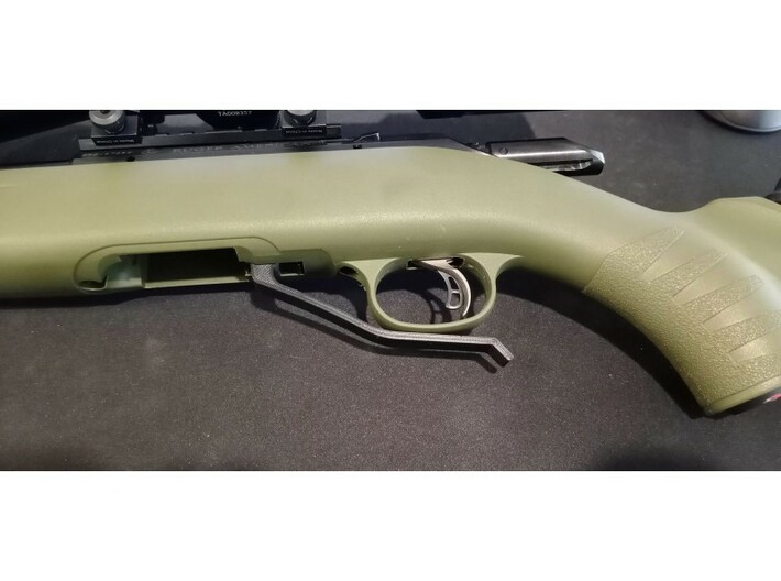 Ruger American Rimfire Extended Magazine Release 3d printed 