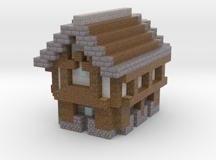 Minecraft Medieval House 3d printed