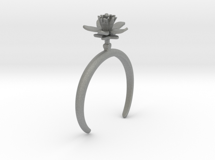 Bracelet with one large flower of the Choisya 3d printed