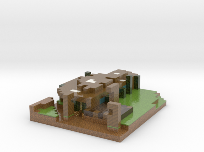 Minecraft House Of Potions 3d printed