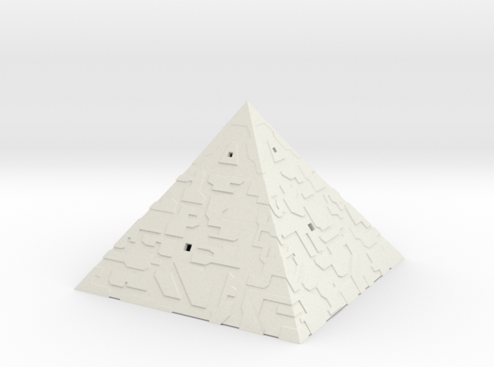 Borg Pyramid - Hollow 3d printed