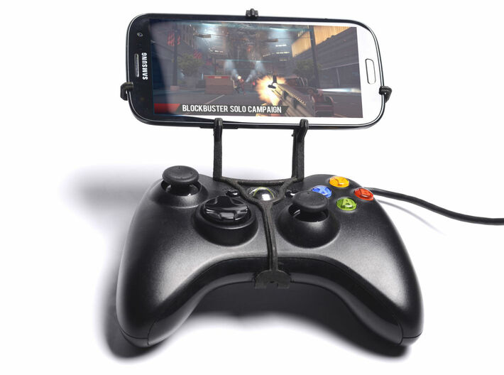 Controller mount for Xbox 360 & Motorola Defy 2 3d printed 