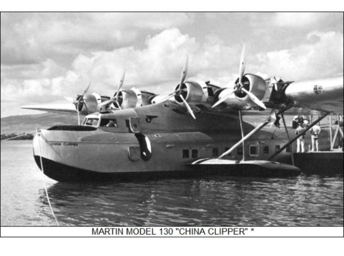 Martin M-130 Clipper Flying Boat 3d printed Martin M-130 "CHINA CLIPPER"