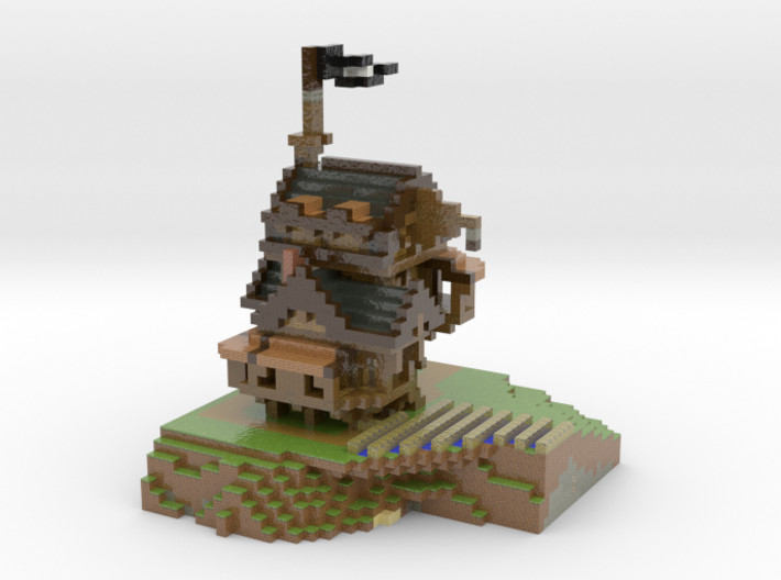 Minecraft Pirate House 3d printed