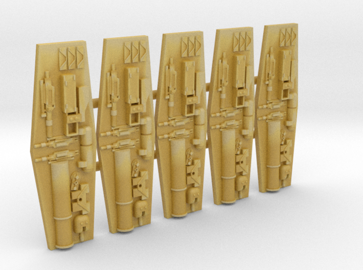 BASE STAR REVELL TRENCH VERTICAL PANEL SET  3d printed 
