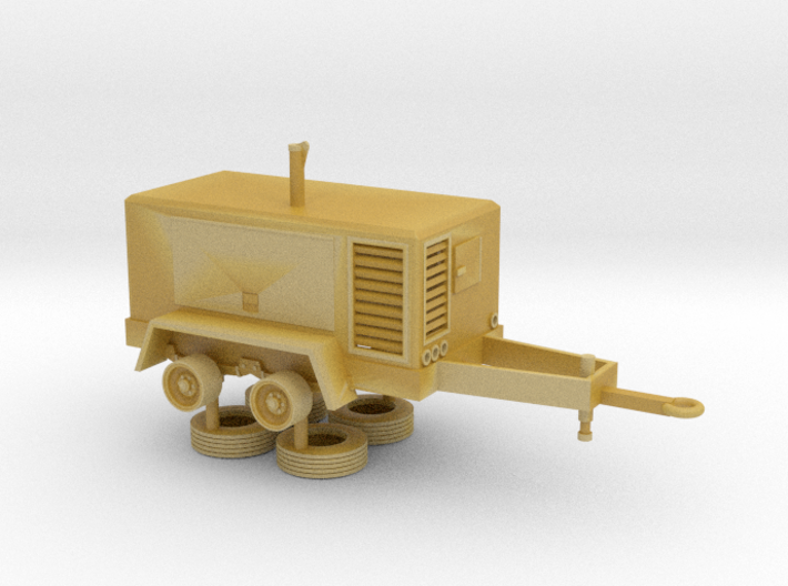 1/64th Ingersoll Rand Type Air Compressor Trailer 3d printed