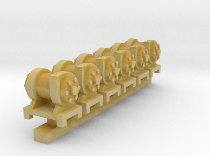 HO scale Turbo Generator for steam locos x6 3d printed 