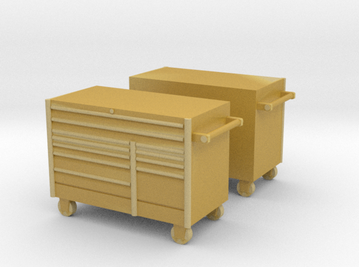 1/64th 5' Mechanics tool chest cabinet (2) 3d printed 
