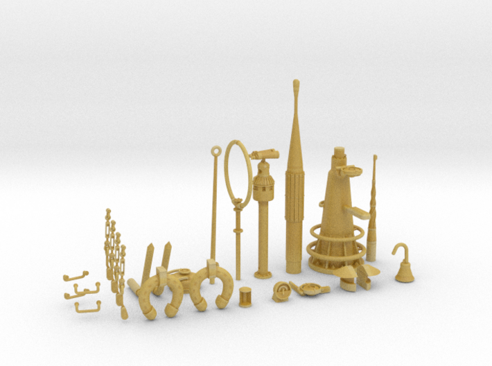 1/35 DKM U-Boot VIIC Conning Tower Detail KIT 3d printed