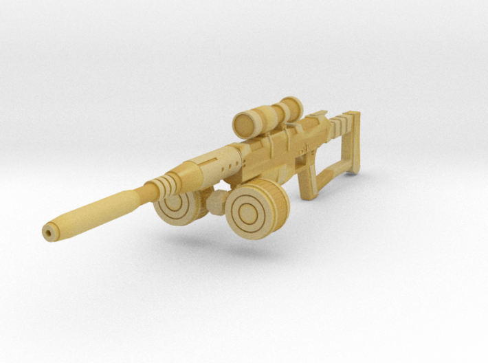 773 Firepuncher rifle with Grapple one solid part 3d printed 