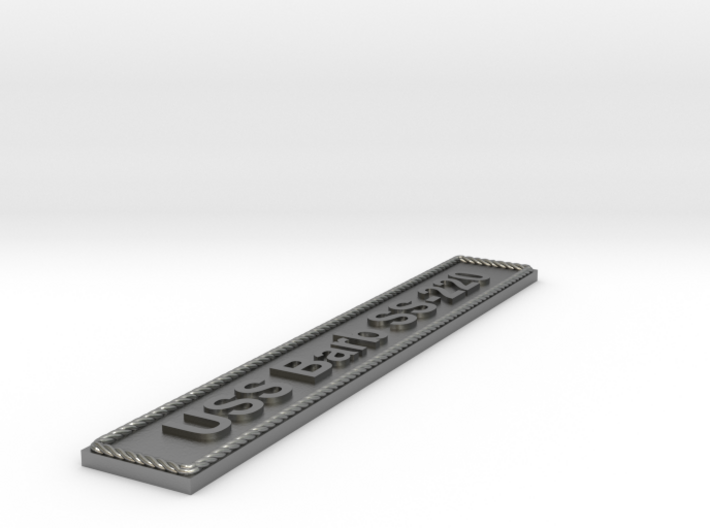 Nameplate USS Barb SS-220 (2 inches) 3d printed