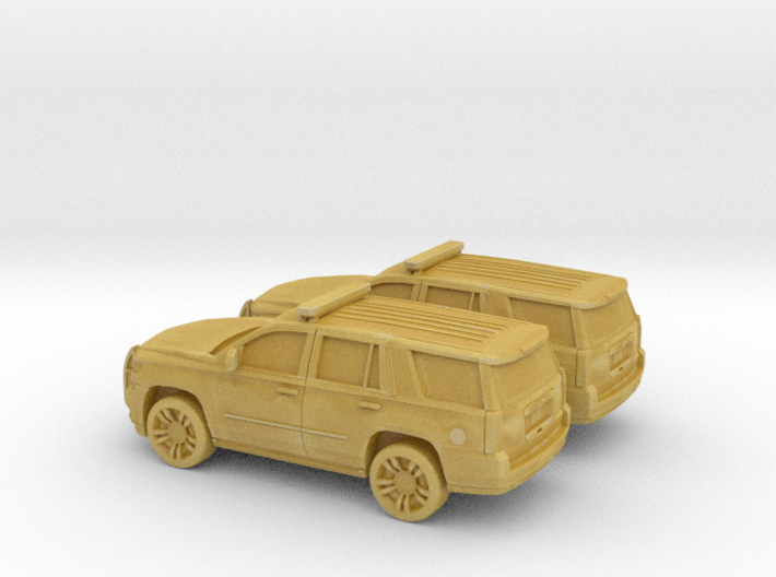 1/160 2X 2015 Chevrolet Tahoe Police 3d printed