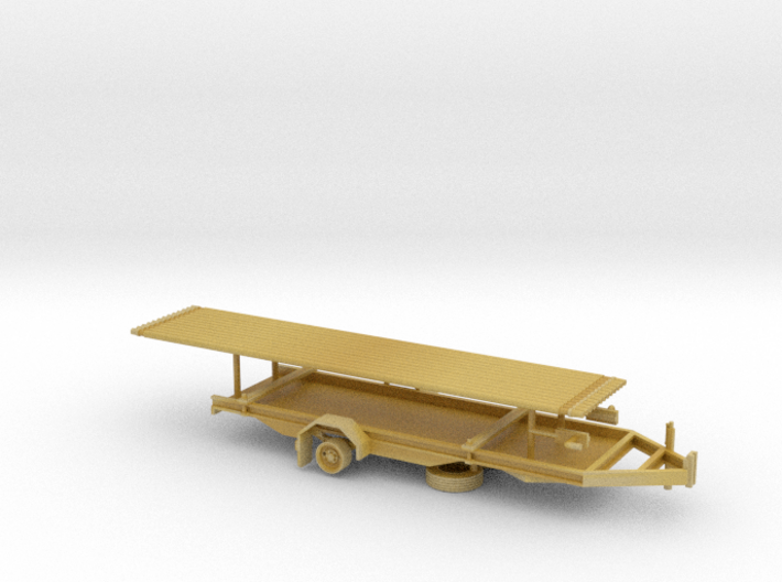 1/87th Drill Rig Rod Trailer 3d printed