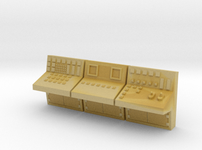 1:50 Control Console 3pc 3d printed