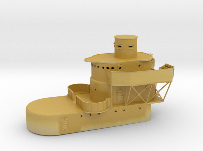 1/192 Superstructure for USS Sims Destroyer 3d printed