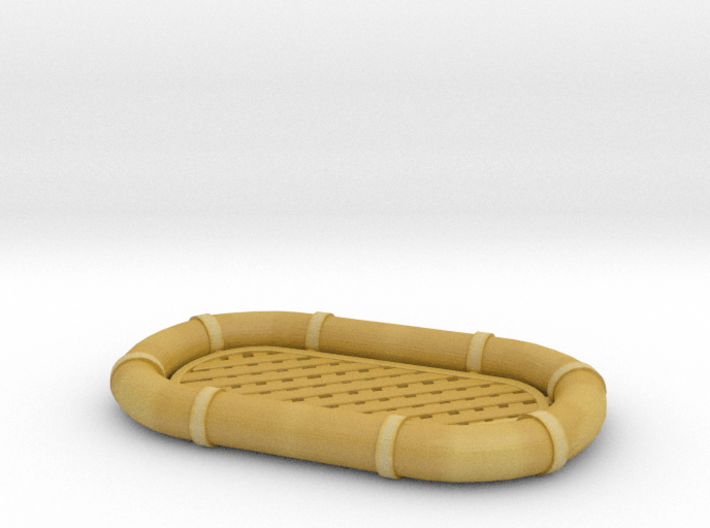 1/72 USN Life raft oval 25 man 3d printed