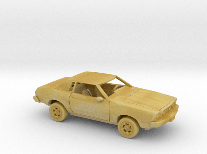 1/87 1974-78 Ford Mustang II Gia Kit 3d printed