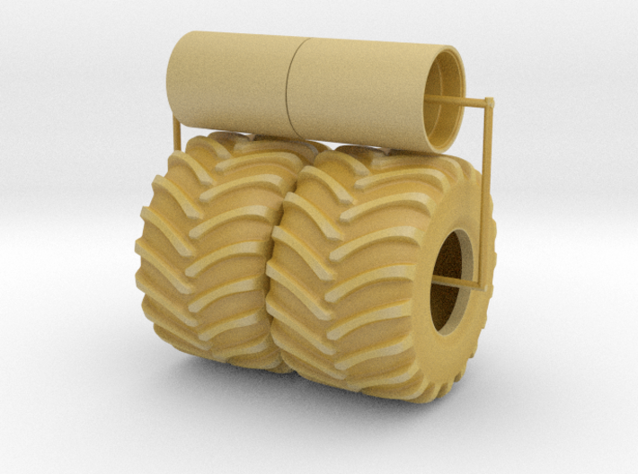 Green/Red 11/1396 Wheeled Grain Cart (Part 3 of 4) 3d printed