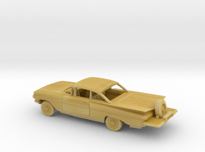 1/87 1959 Chevrolet Impala Coupe w Continental Kit 3d printed