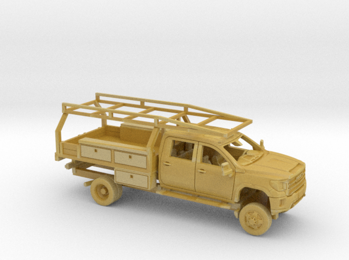 1/87 2019-22 GMC Sierra HD Crew Cab Contractor Bed 3d printed 