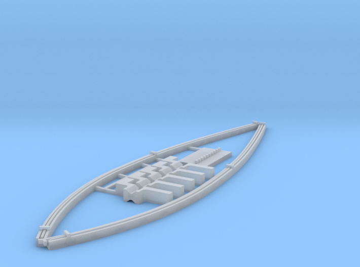 Foot Rails 72nd Elco 80' PT Boat 3d printed 