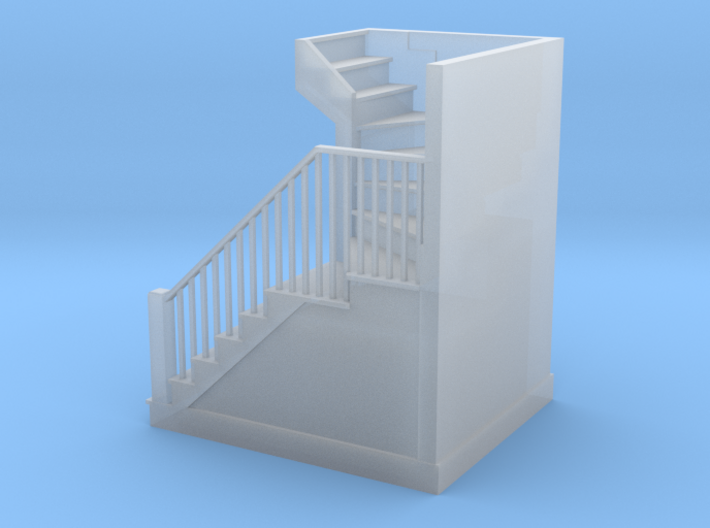 1:48 scale staircase plus steps 3d printed