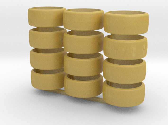 1/64 scale tires sets (3 sets) 3d printed 