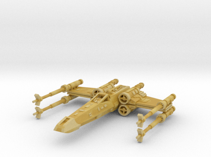 1/350 X-Wing with Closed S-Foils 3d printed 